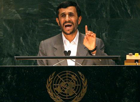 Mahmoud Ahmadinejad na sjednici Generalne skup&scaron;tine UN-a