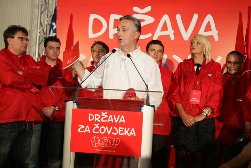 Željko Komšić nakon proglašenja pobjede