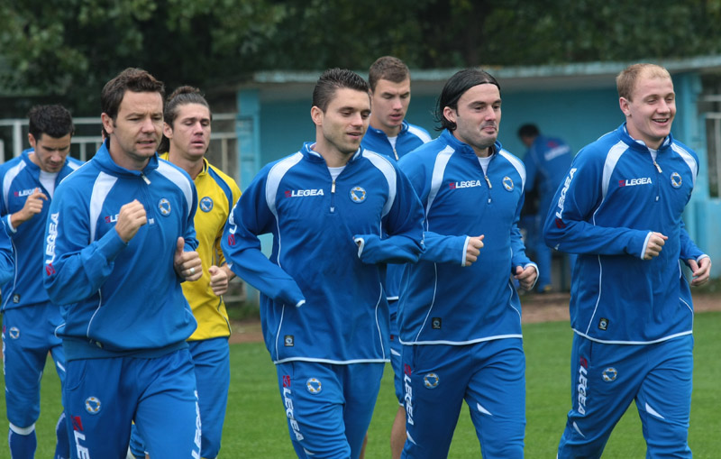 Trening reprezentacije u Hrasnici Trening reprezentacije u Hrasnici