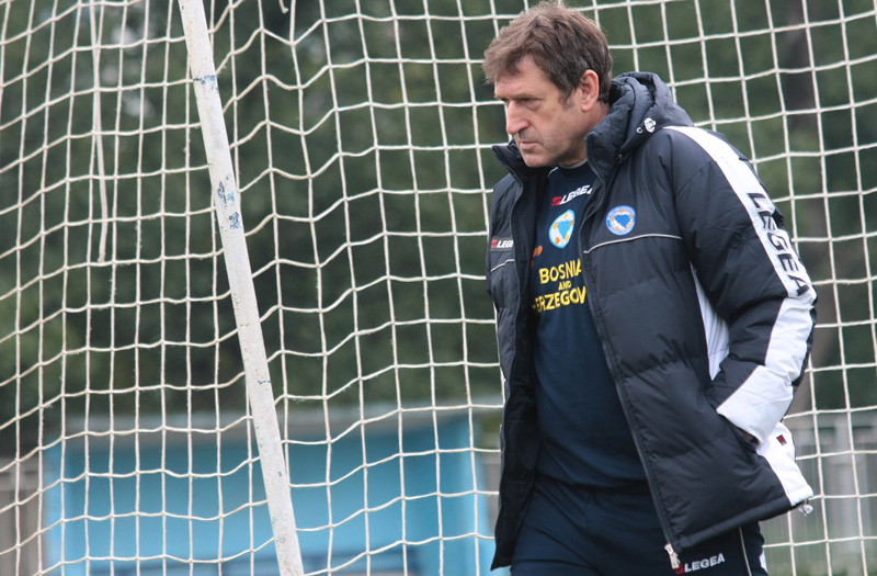 Trening reprezentacije u Hrasnici Trening reprezentacije u Hrasnici