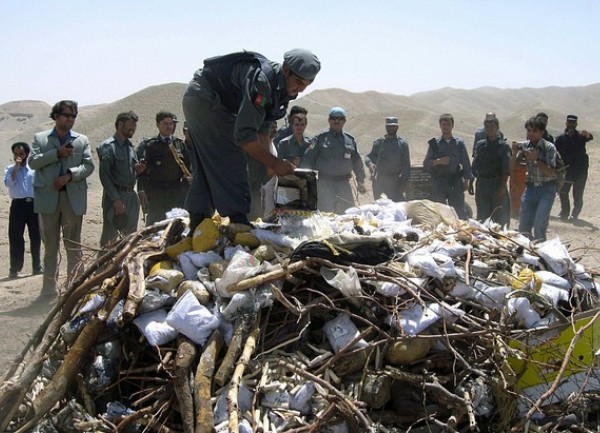 uni&scaron;tavanje droge u Avganistanu