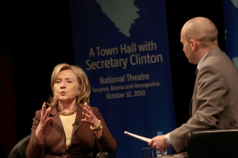 Hillary Clinton u Narodnom pozorištu Sarajevo