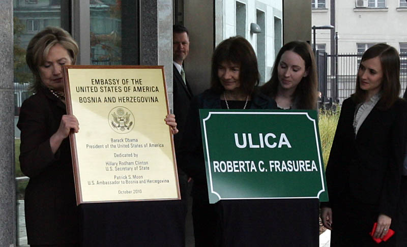 Hillary Clinton otvorila zgradu Ambasade SAD-a u Sarajevu