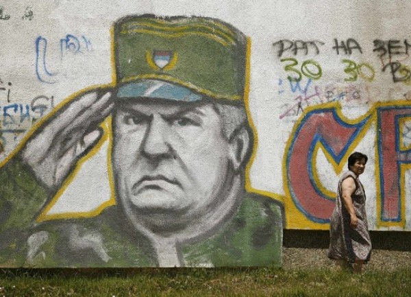 Ratko Mladić grafit