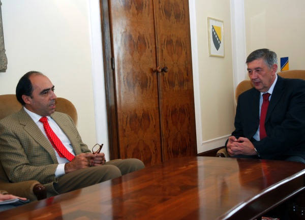 Nebojša Radmanović i ambasador Španije u BiH