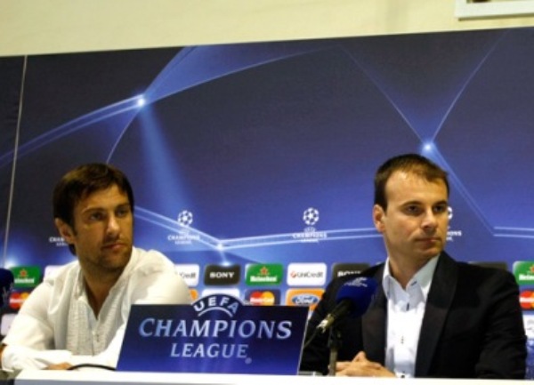 Pres Partizana pred utakmicu sa Bragom u Beogradu /foto: partizan.rs