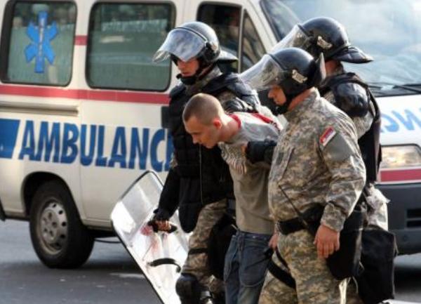 privođenje nasilnika u Beogradu 