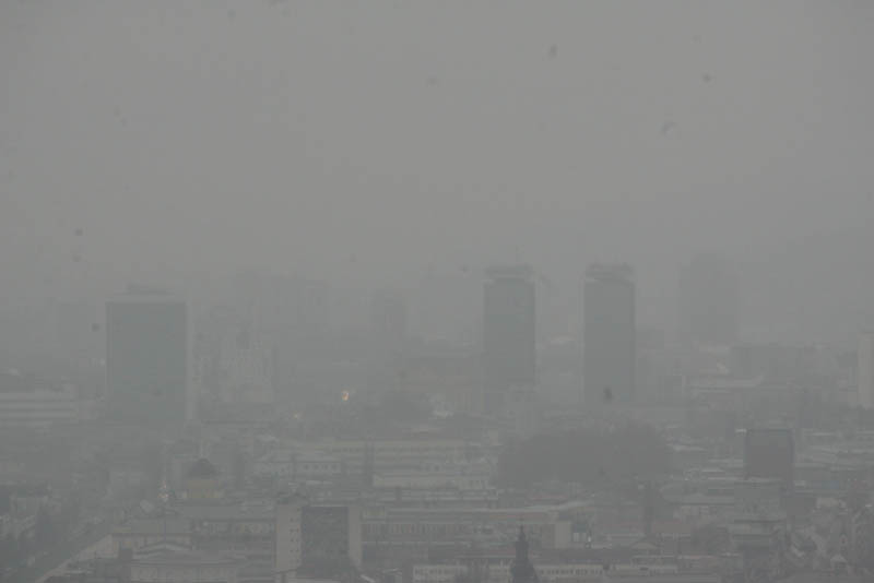 Sarajevo u smogu i magli/ Foto: DEPO