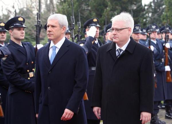 Ivo Josipović i Boris Tadić / foto: Tanjug