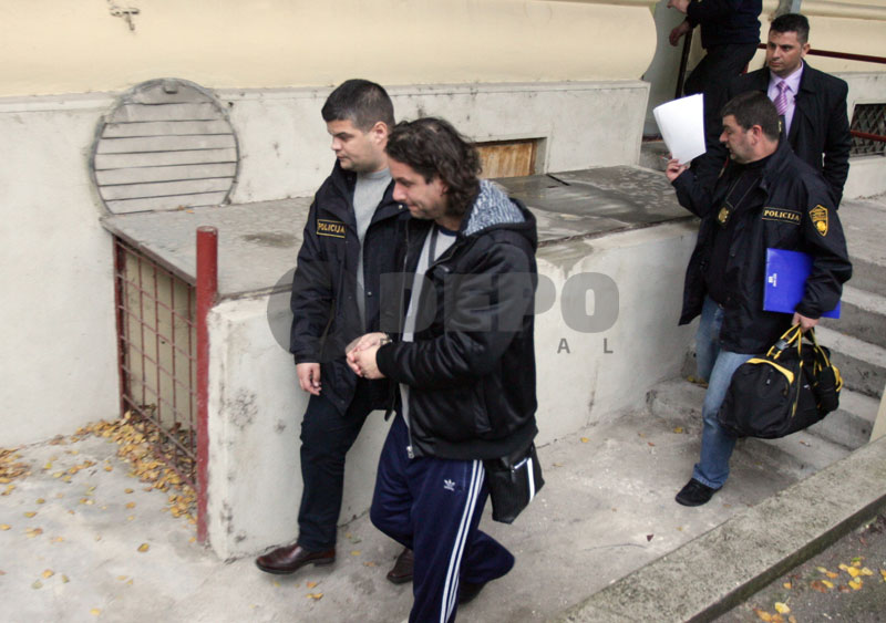 Sprovođenje  Senada Kobilića,  Nermina Ćehaje i Klausa Mekića u zatvor/ Foto: DEPO PORTAL