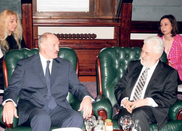 Aleksandar Lukašenko sa Mirkom Cvetkovićem