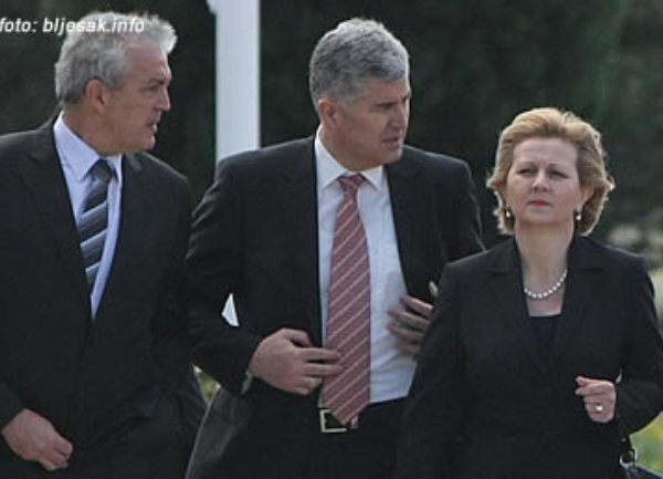Dragan Čović i Borjana Krišto/ Foto: bljesak.info