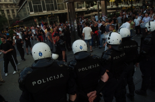 Protesti u Beogradu zbog hapšenja Mladića