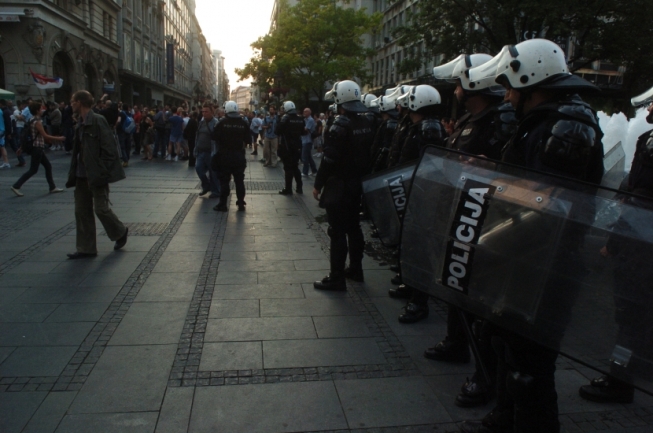 Protesti u Beogradu zbog hapšenja Mladića