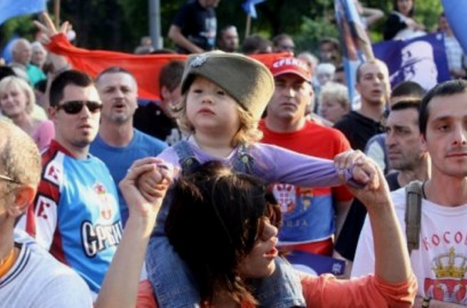 Protest podrške Ratku Mladiću u Beogradu