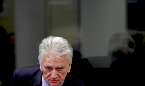 Momčilo Perišić na današnjem izricanju presude; foto: Reuters