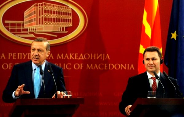 Recep Tayyip Erdogan i Nikola Gruevski; foto: Getty Images