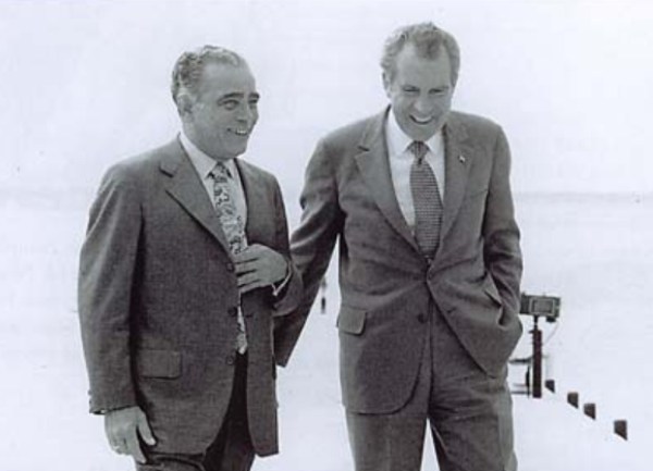 Richard Nixon u dru&scaron;tvu Charlesa Reboza