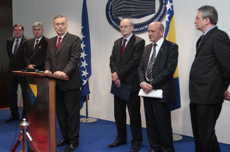 Na današnjem sastanku stranačkih lidera šest vladajućih stranaka u BiH je postignut dogovor o formiranju Vijeća ministara/ Foto: DEPO PORTAL