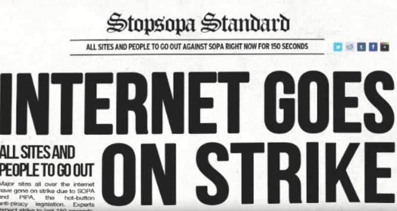 internet štrajk