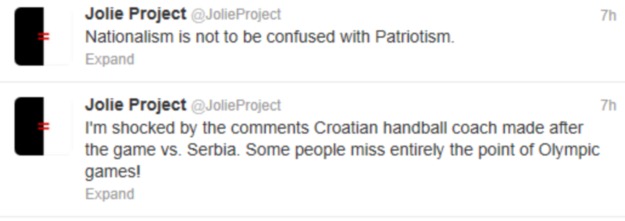 Tweet Angeline Jolie o Goluži