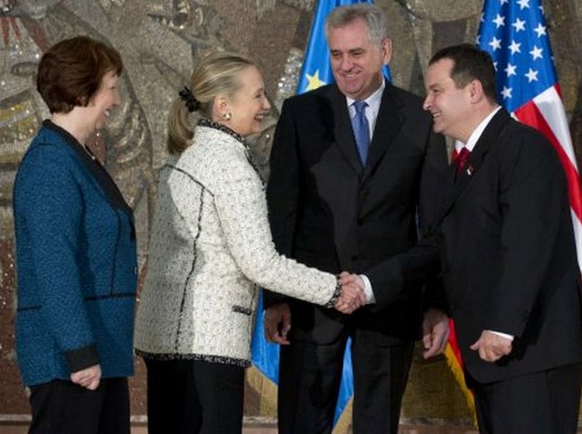 Clinton u Beogradu; FOTO: Blic