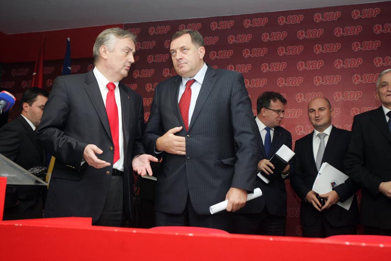 Sastanak Dodik-Lagumdžija sa saradnicima u Sarajevu/ Foto: DEPO PORTAL