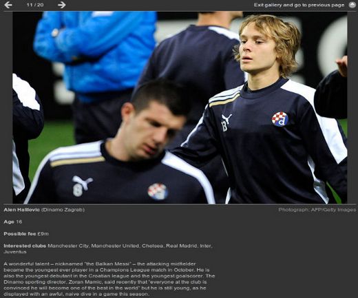 'Balkanski Messi' Alen Halilovic