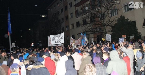 Protesti u Mariboru, 7.1.2013.