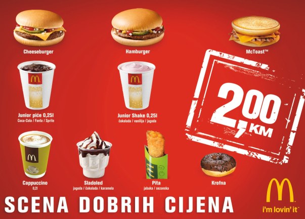 McDonald's Banjaluka ponuda