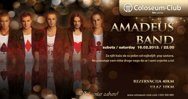 amadeus bend u coloseumu plakat