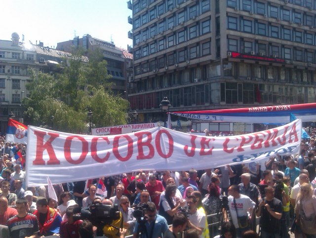 miting u Beogradu za Kosovo