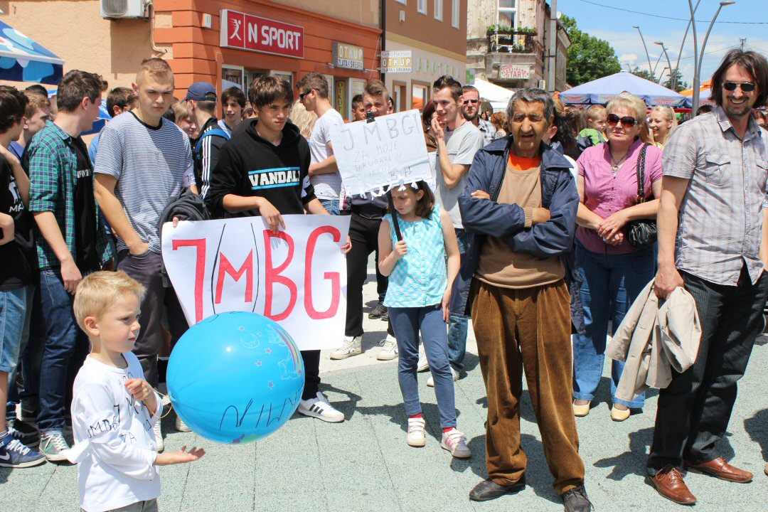 Protesti u Bugojnu - JMBG/ Foto: Mirza Balihodžić