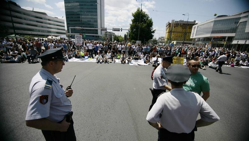 JMBG protesti u Sarajevu, 1. juli/ Foto: Anadolija