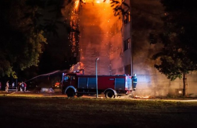 Kantonalna bolnica u Bihaću - požar/ Fotot. Biscani.net