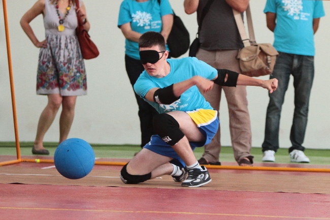 Džeko, Pjanić i Begović odigrali goalball sa bh. mališanima