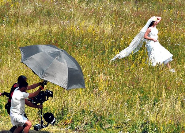 Monica Bellucci na snimanju filma 'Na mliječnom putu'