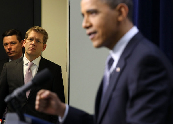 Barack Obama i Jay Carney