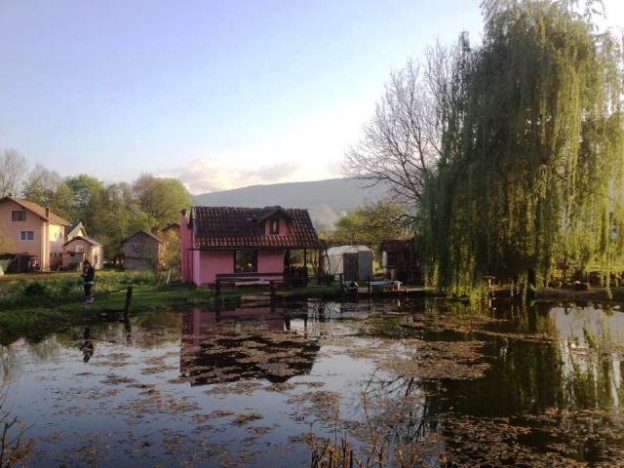 jezero u Sanici nekada