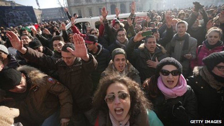 protesti u italiji