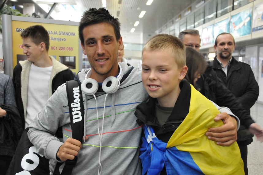 Damir Džumhur se vratio u Sarajevo iz Australije/ Foto: Anadolija