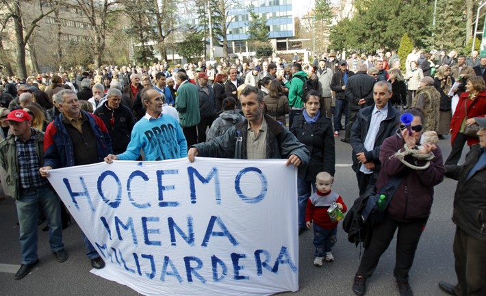 Protesti u Sarajevu, februar/ Foto: AA