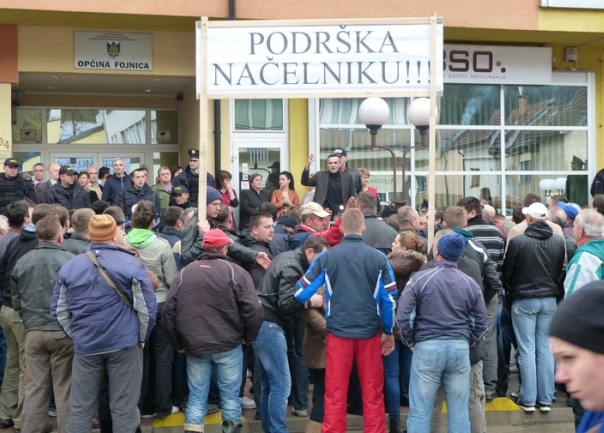 protesti u fojnici/ Foto: Vecernji.ba