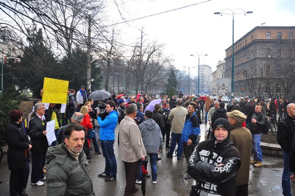 protesti u Sarajevu 22. februar/Foto:AA