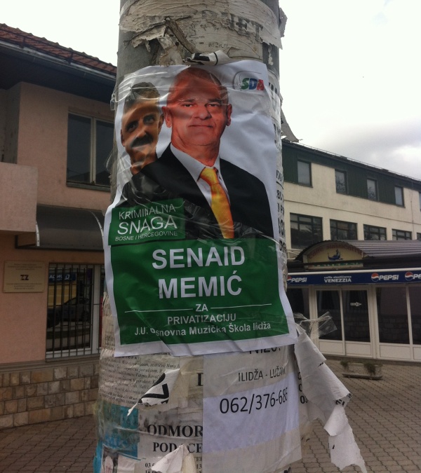 plakati Senaid Memić na Ilidži