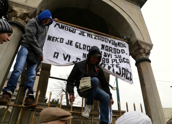 protesti u Sarajevu, februar 2014/ Foto: AA