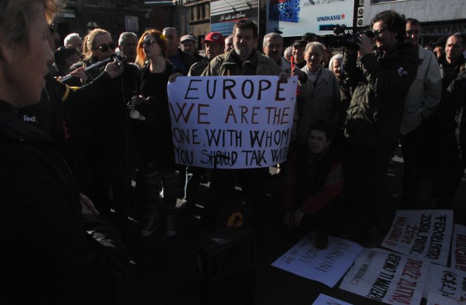 protesti u sarajevu, februar 2014/ foto: AA