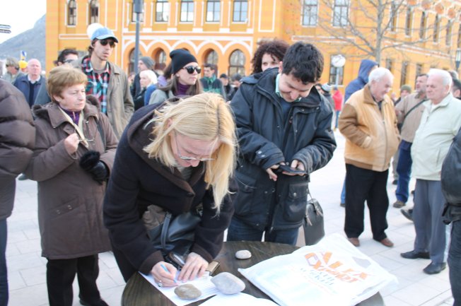 protesti u Mostaru, februar 2014 / Foto: AA