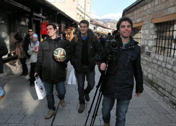 brazilski novinari u Sarajevu/ Foto: AA