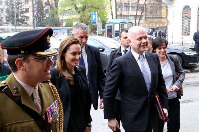 Angelina Jolie u Sarajevu/ Foto: AA